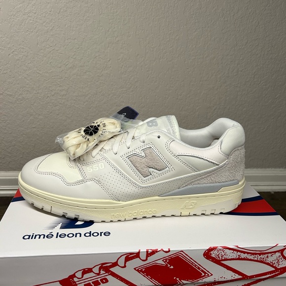 White Aime Leon Dore x New Balance Shoes - Picture 1 of 4